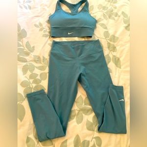 New without tags blue Nike dry set